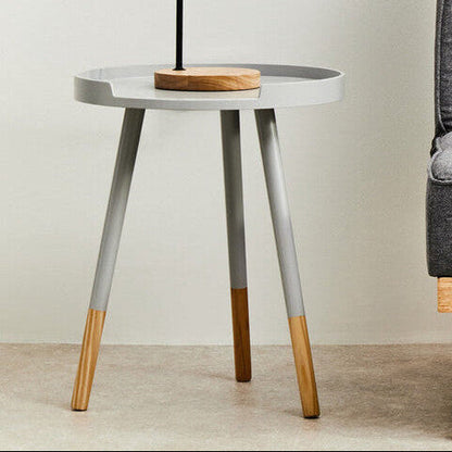 Viborg Grey Small Round Side Table