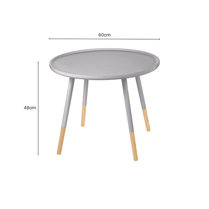 Viborg Grey Large Round Side Table