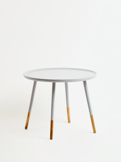 Viborg Grey Large Round Side Table