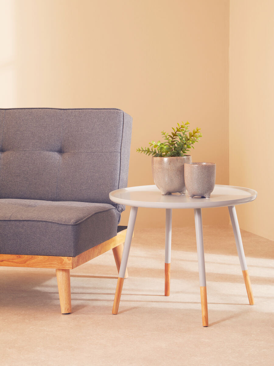 Viborg Grey Large Round Side Table