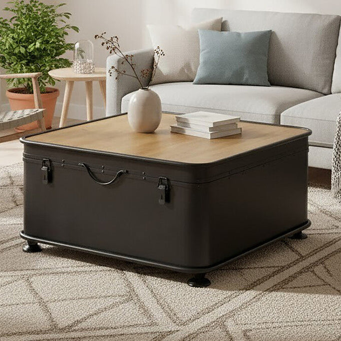 New Foundry Coffee Table With Hinged Top