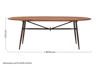New Foundry Oval Table