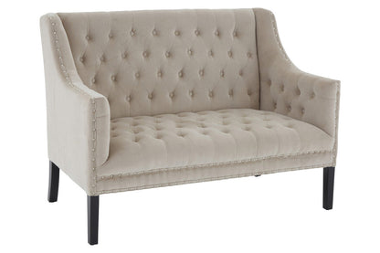 Regent Park Camel Velvet 2 Seat Sofa