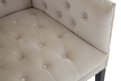 Regent Park Camel Velvet 2 Seat Sofa