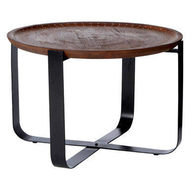 Templar Mango Wood Round Side Table