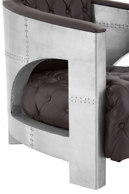 Avro Buttoned Armchair