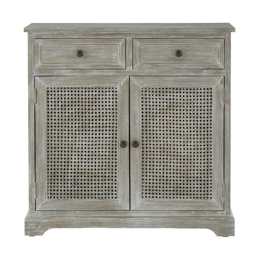 Heritage Grey Wash Lattice Two Door Sideboard