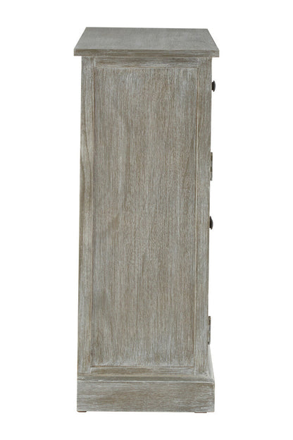 Heritage Grey Wash Lattice Two Door Sideboard