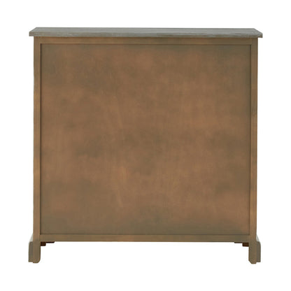 Heritage Grey Wash Lattice Two Door Sideboard