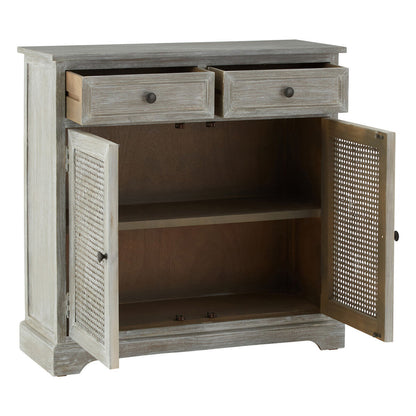 Heritage Grey Wash Lattice Two Door Sideboard