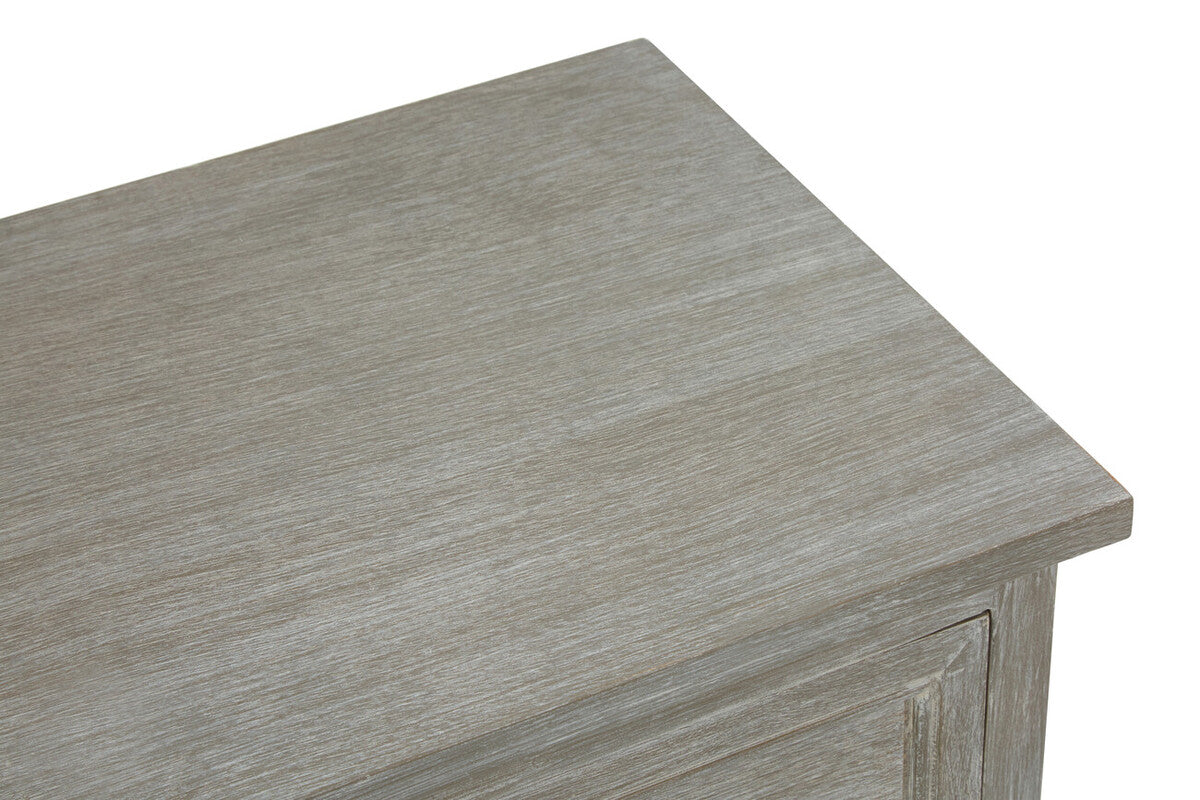 Heritage Grey Wash Lattice Two Door Sideboard