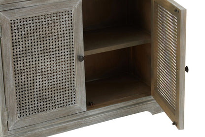 Heritage Grey Wash Lattice Two Door Sideboard