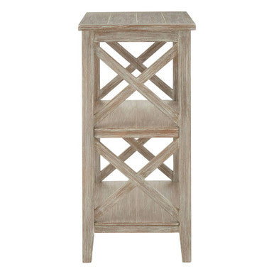 Heritage Natural Wash Two Shelf Bookcase