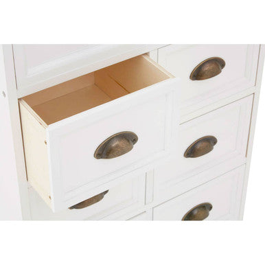 Austin White 8 Drawers Chest