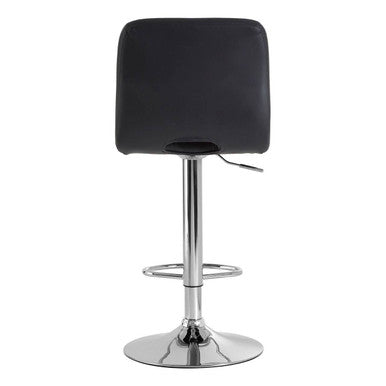 Tara Grey Faux Leather Bar Chair