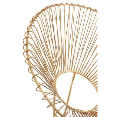 Templar Gold Wire Frame Occasional Chair
