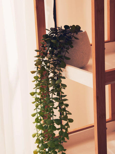 Nostra Five Tiered White And Natural Shelf Unit