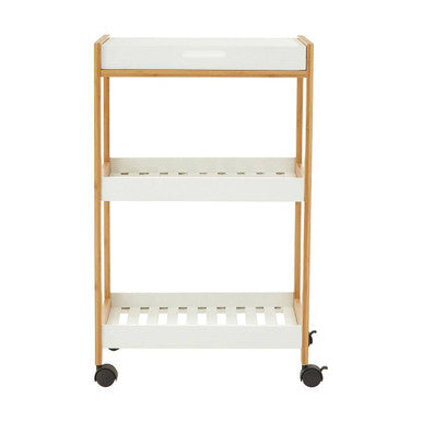 Nostra 3 Tier Rectangular Storage Trolley