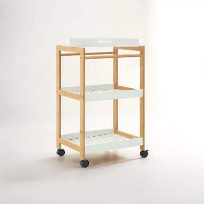 Nostra 3 Tier Rectangular Storage Trolley