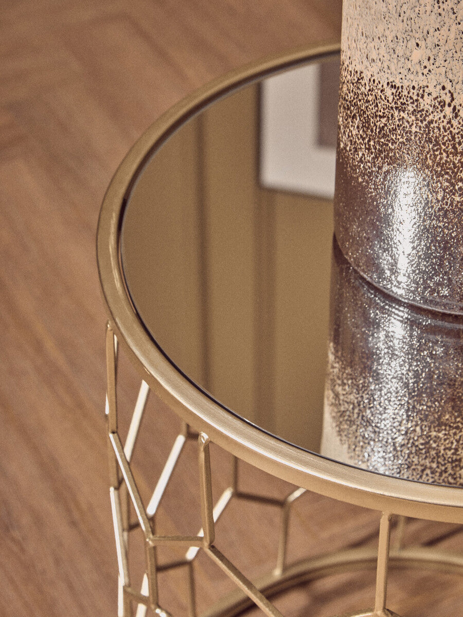 Arcana Set Of Two Honeycomb Side Tables