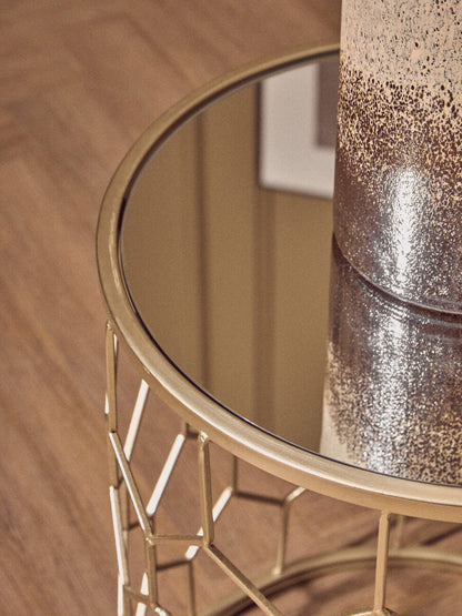 Arcana Set Of Two Honeycomb Side Tables