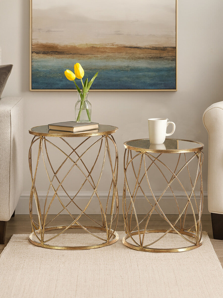 Arcana Set Of Two Round Side Tables