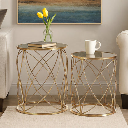 Arcana Set Of Two Round Side Tables
