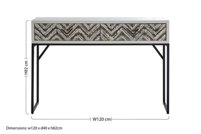 Lombok 2 Drawer Console Table