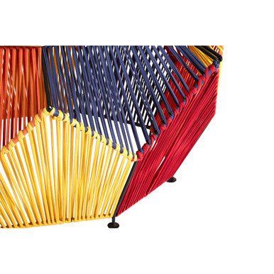 Fusion Multicoloured Woven Hexagon Coffee Table