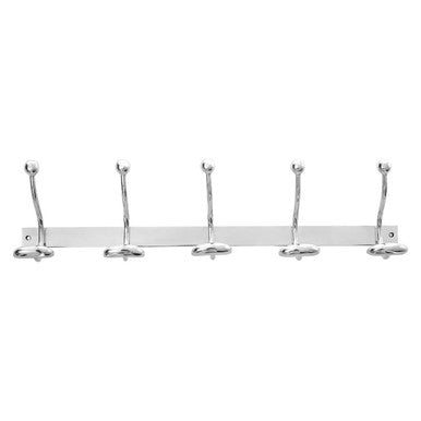 Arris 10 Hook Aluminium Wall Mounted Hanger