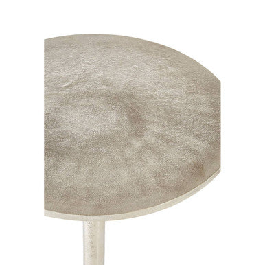 Halle Side Table With Silver Finish
