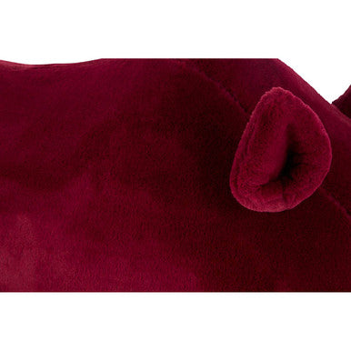 Jungle Safari Kids Maroon Rhino Animal Stool
