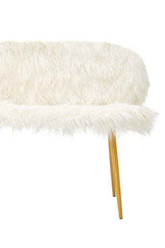 Sienna Sofa With Gold Finish Legs