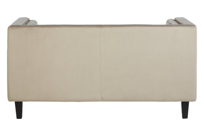 Felisa Two Seater Mink Velvet Sofa