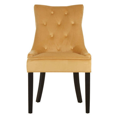 Daxton Ochre Velvet Dining Chair