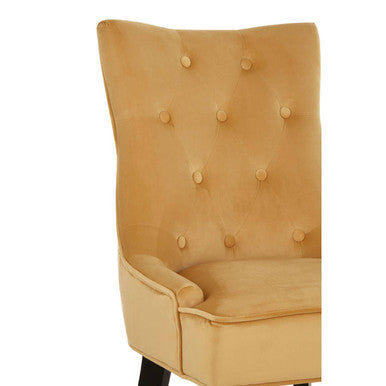 Daxton Ochre Velvet Dining Chair