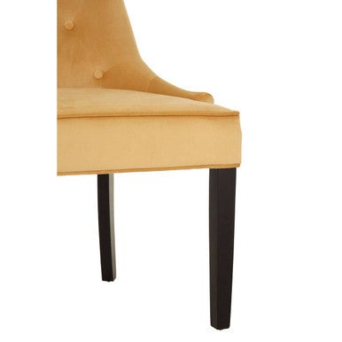 Daxton Ochre Velvet Dining Chair