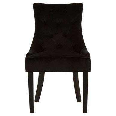 Daxton Black Velvet Dining Chair