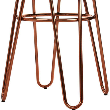 Faux Fur Hairpin Bar Stool | District