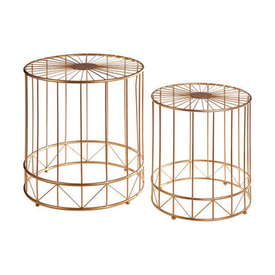 Set Of 2 Lexi Round Side Tables