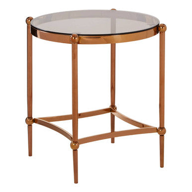 Forli Rose Gold Side Table