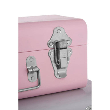 Set of Three Assorted Pink and Grey Storage Trunks | Parley