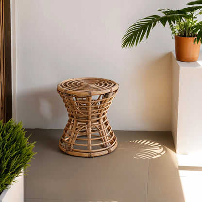 Maka Natural Rattan Stool