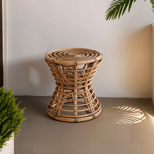 Maka Natural Rattan Stool