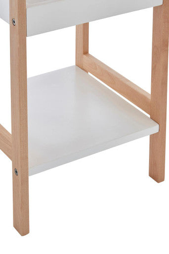 ARLA 3 Tier  Bathroom Shelf Unit With Birchwood Frame