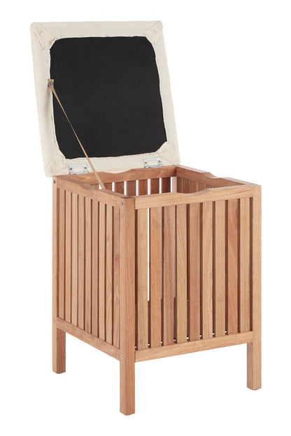 Walnut Wood Storage Stool