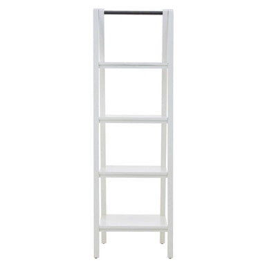 Dayak White 4 Tier Shelf Unit