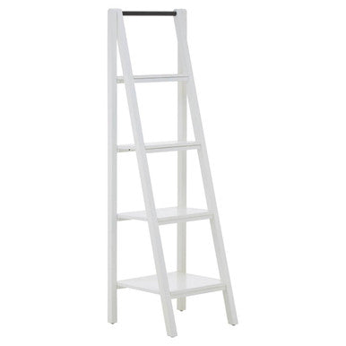 Dayak White 4 Tier Shelf Unit