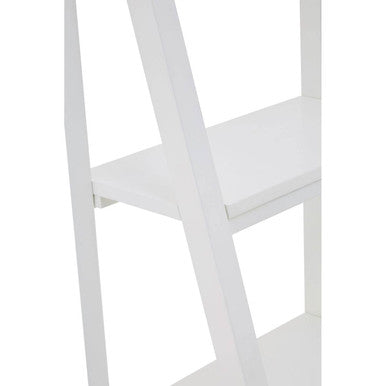 Dayak White 4 Tier Shelf Unit