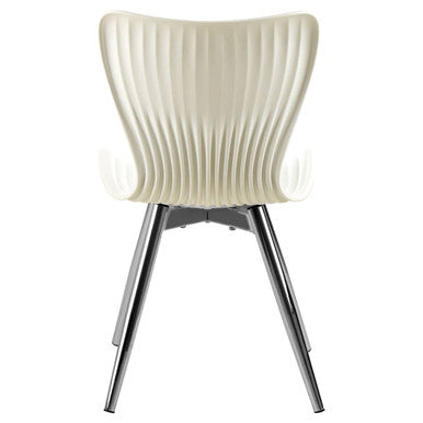 Stockholm White  Textured Dining Chair